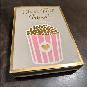 Chick Flick Trivia Game - Pink and Gold